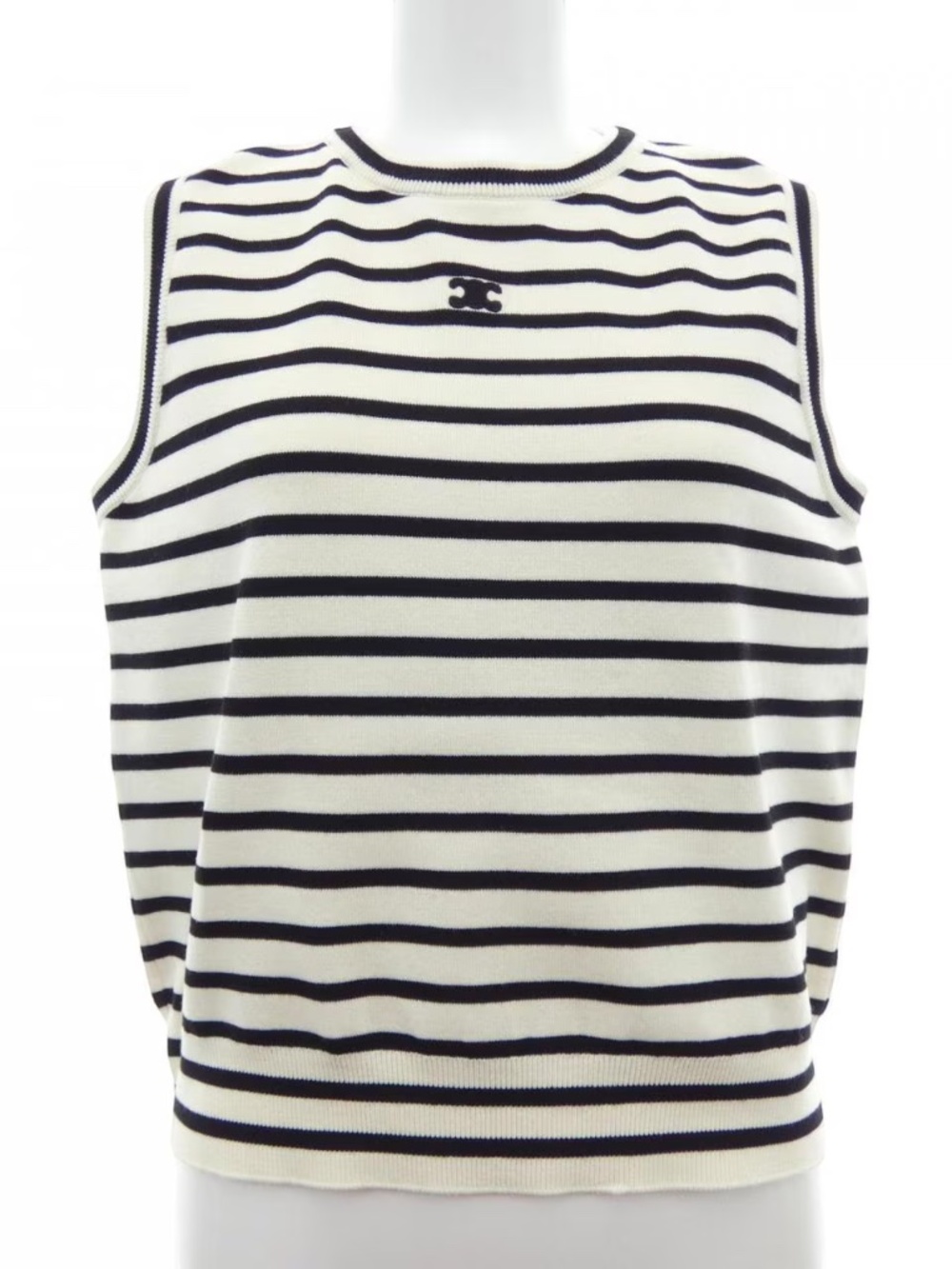 Celine Triomphe Sleeveless Marinelle Sweater